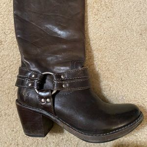 Maxine Frye Harness Boots